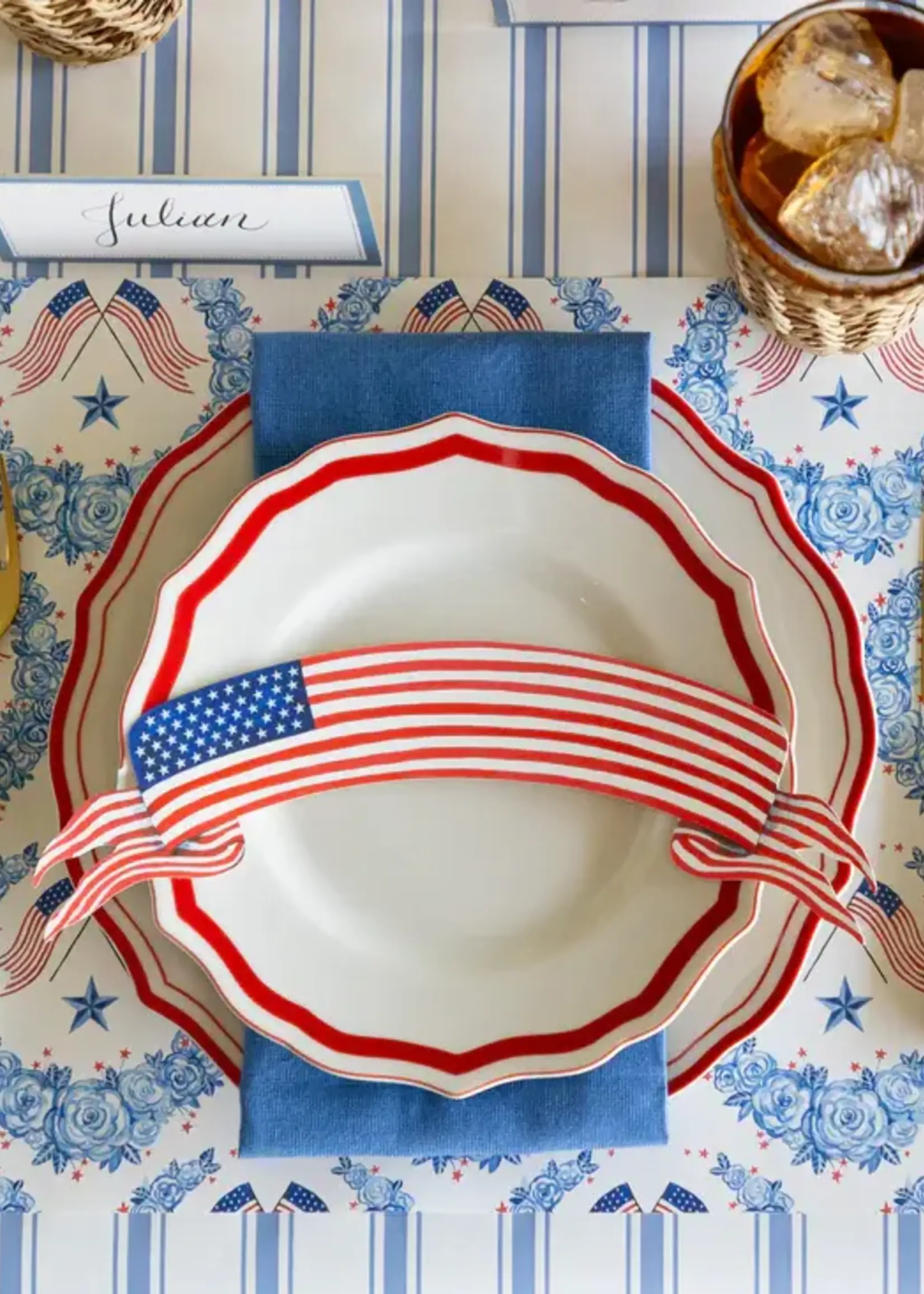 Hester & Cook Hester & Cook  - American Floral Placemat - Pad of 18 Sheets - KP1817EF