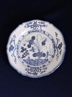 Beatriz Ball 3418 VIDA Faenza 9" Salad Plate WHITE & BLUE