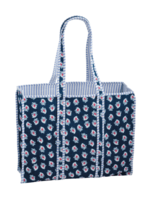 Mud Pie 82160094 AMERICANA BLOCK PRINT TOTE