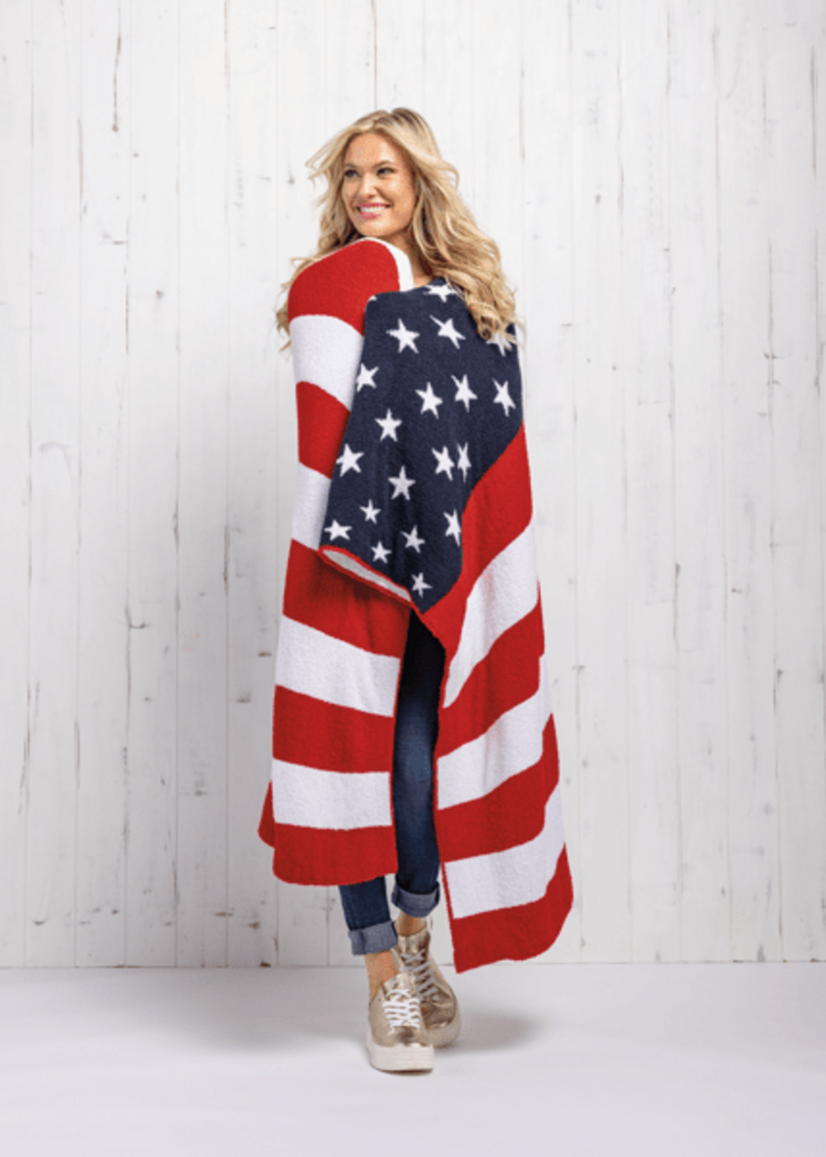 Mud Pie AMERICAN BLANKET 81000006