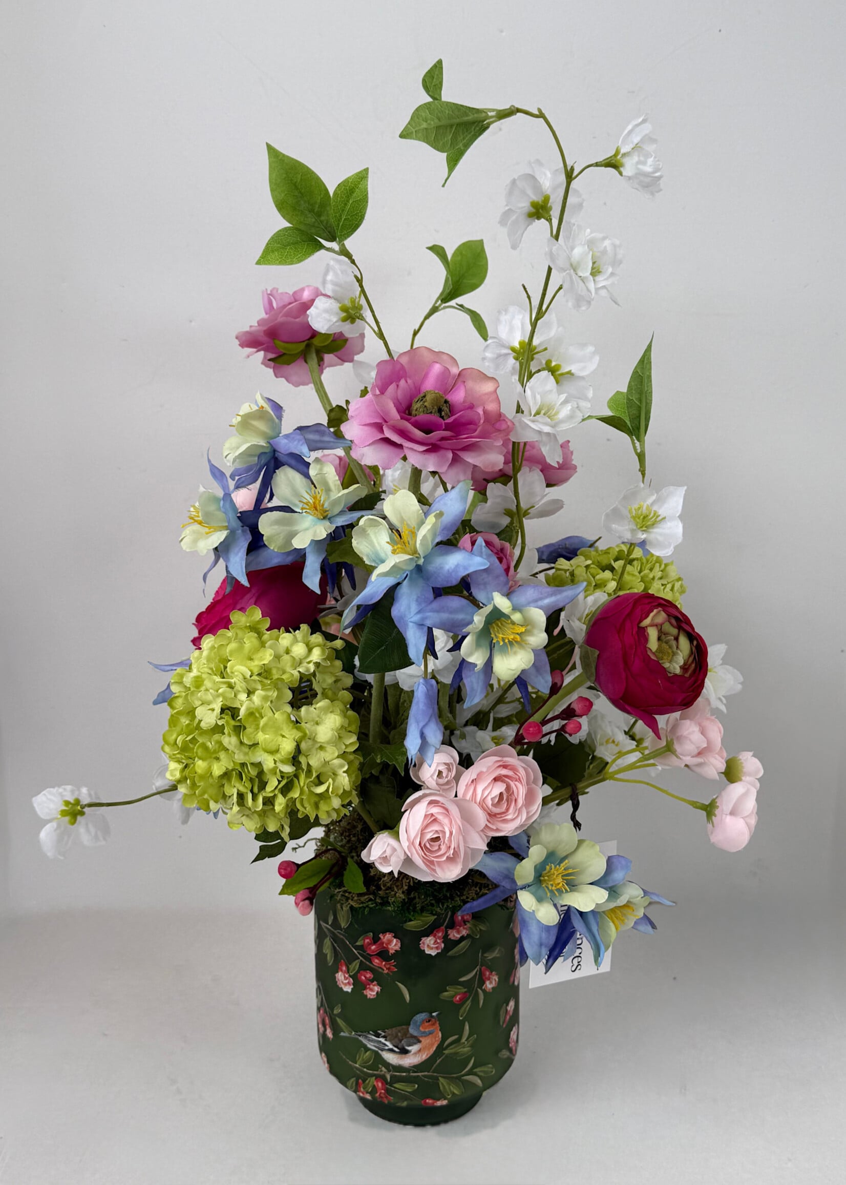 handcrafted floral English Garden Floral Arrangement