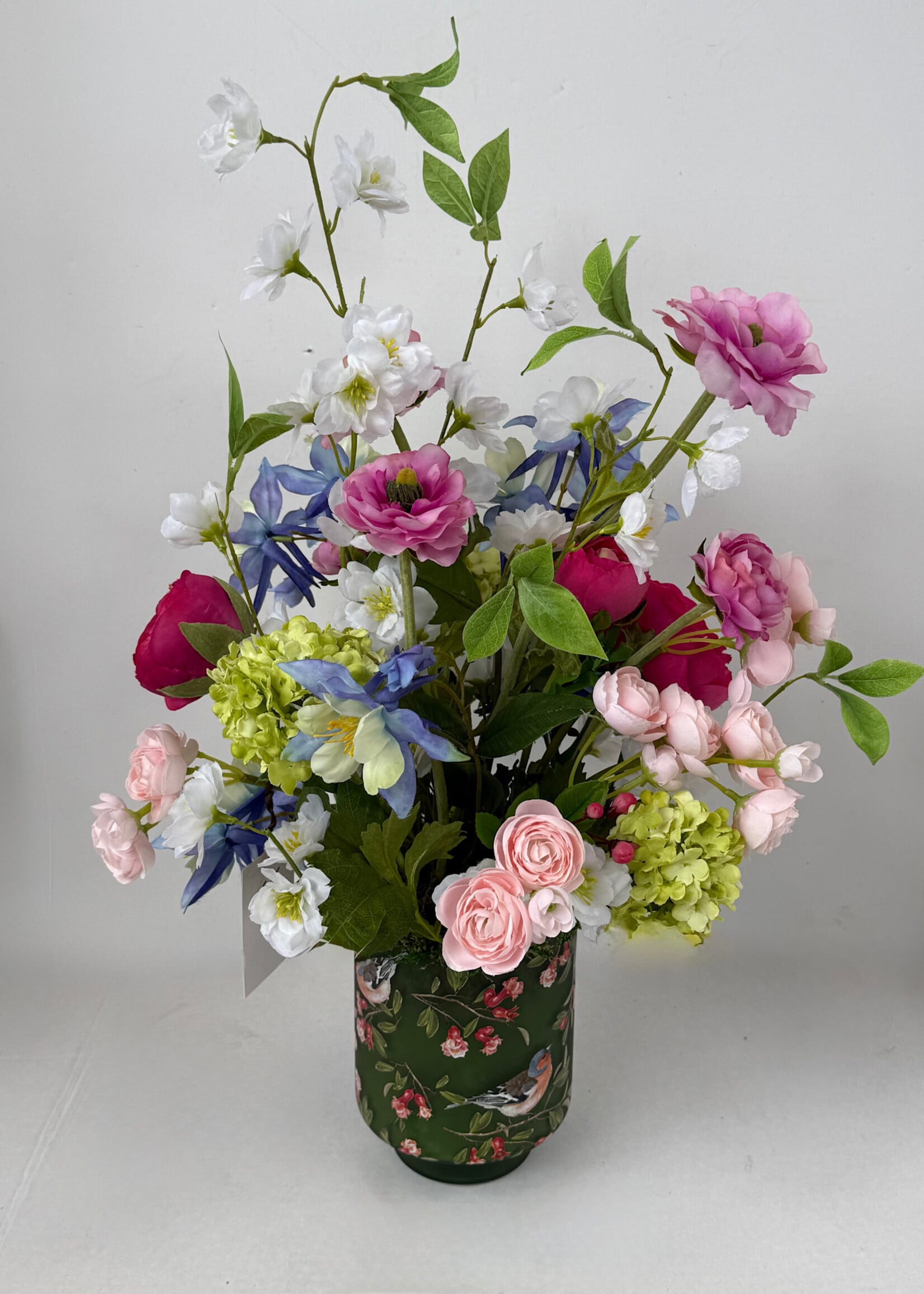 handcrafted floral English Garden Floral Arrangement
