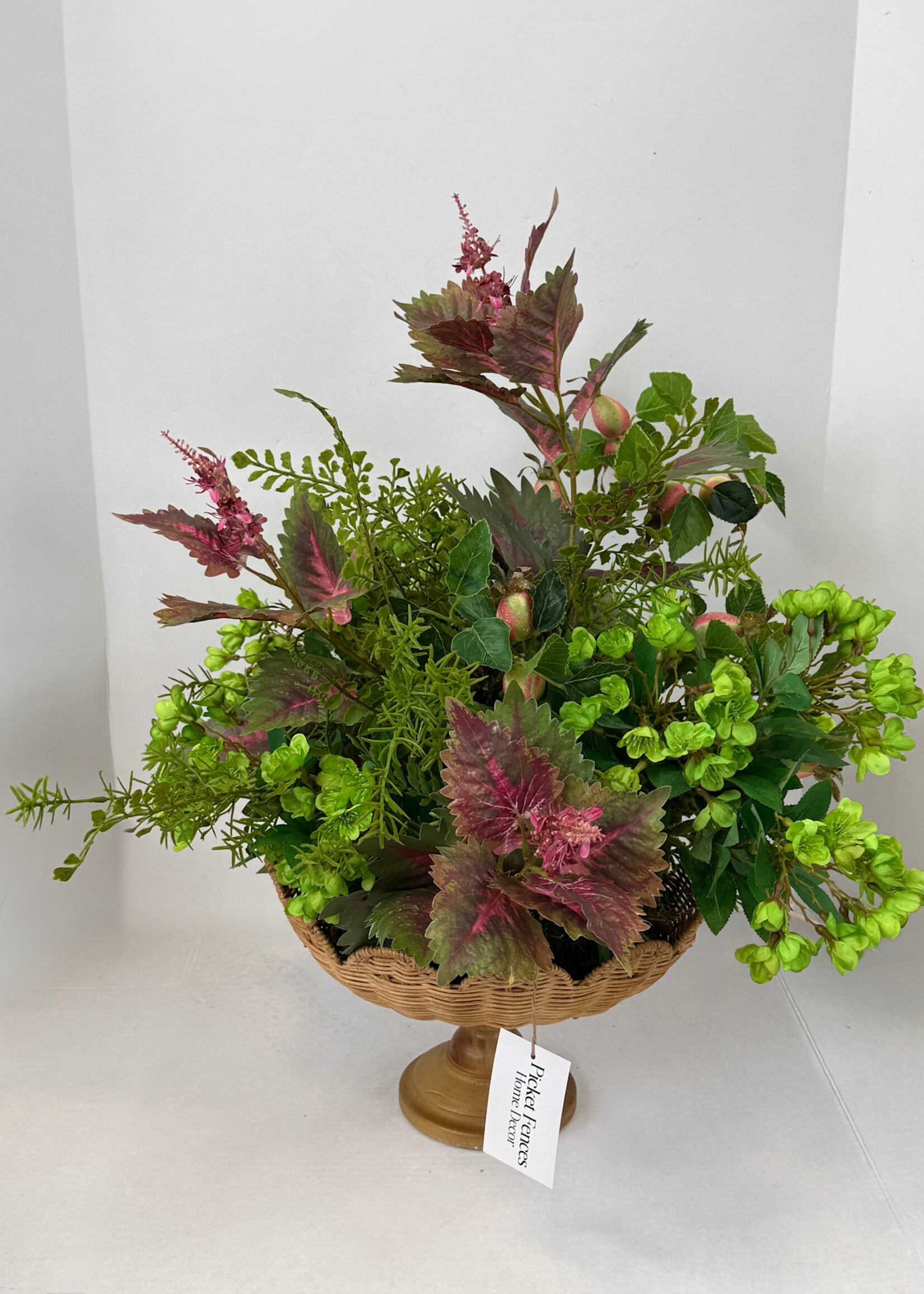 handcrafted floral Garden Estate Greenery Arrangement