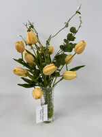 handcrafted floral Buttercream Tulip Arrangement