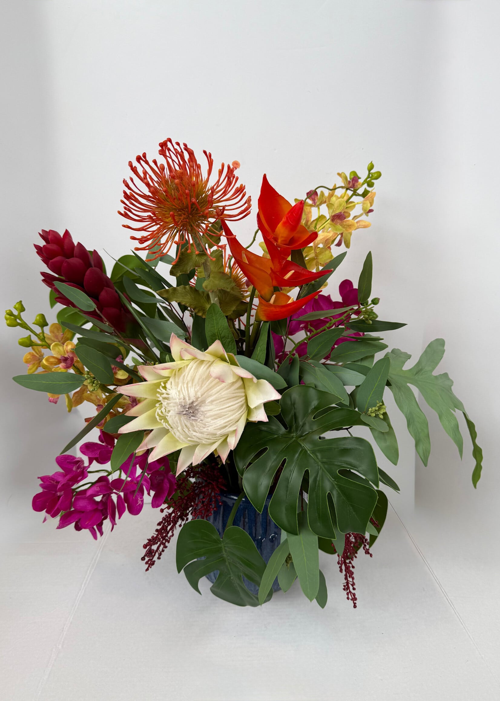 handcrafted floral Ode To Hawaii Tropical Arrangement