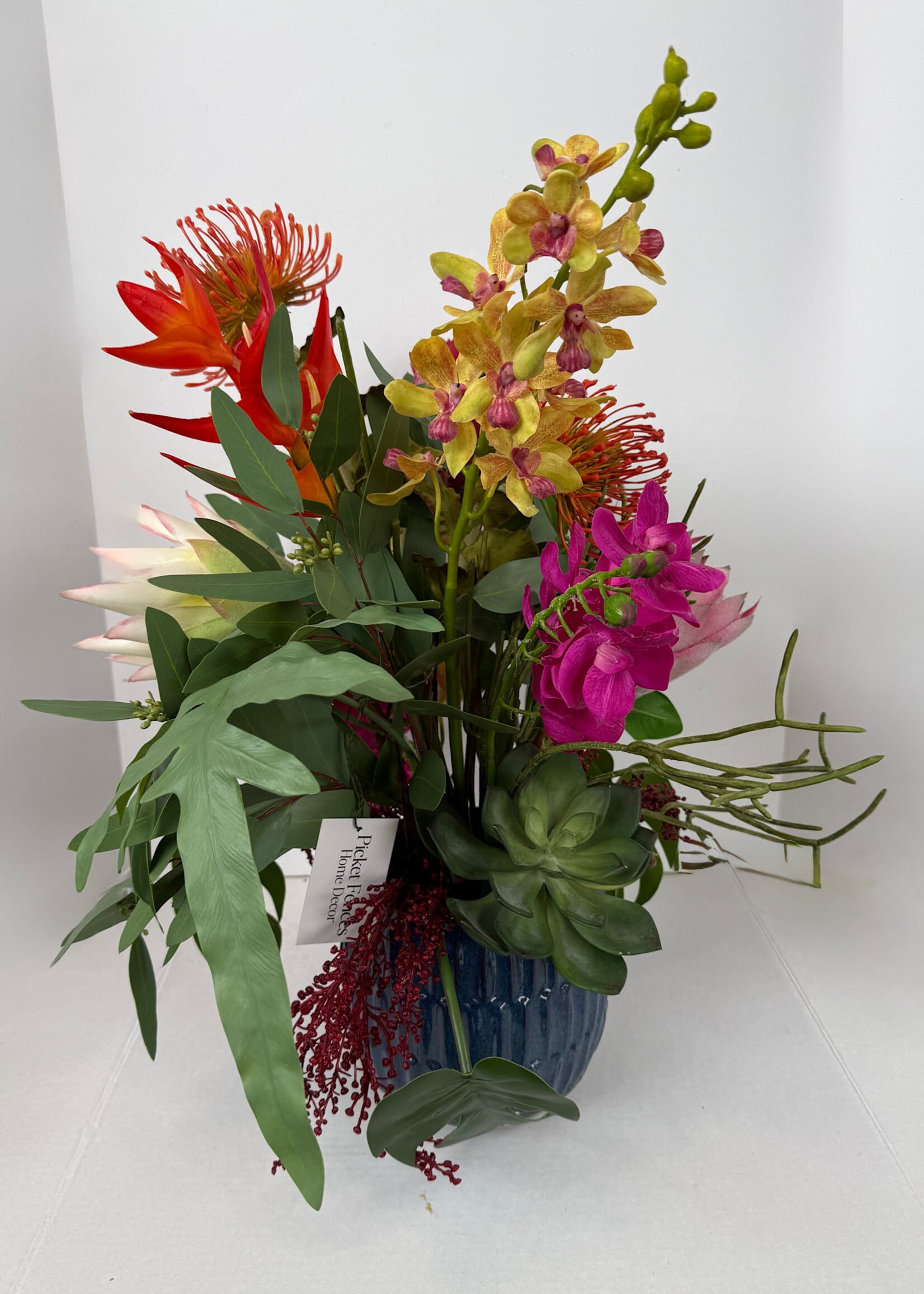 handcrafted floral Ode To Hawaii Tropical Arrangement