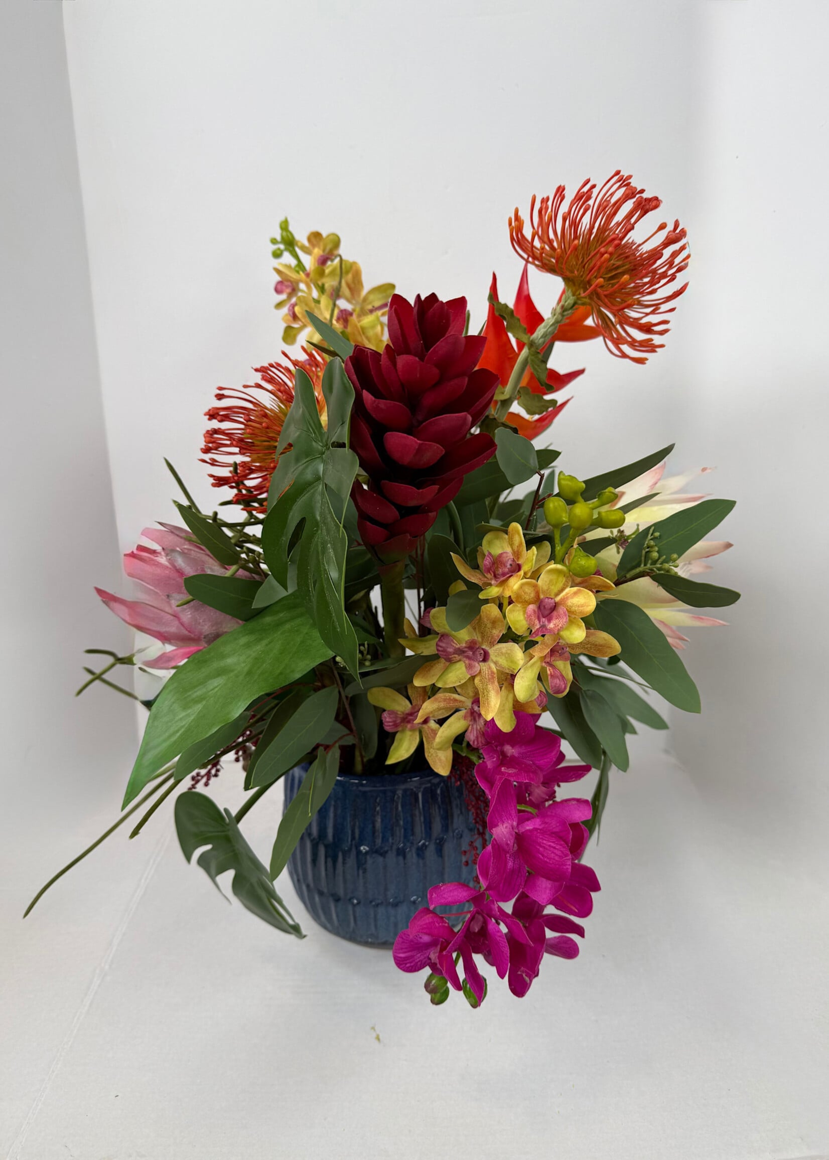 handcrafted floral Ode To Hawaii Tropical Arrangement