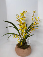 handcrafted floral Golden Oncidium Orchid Garden