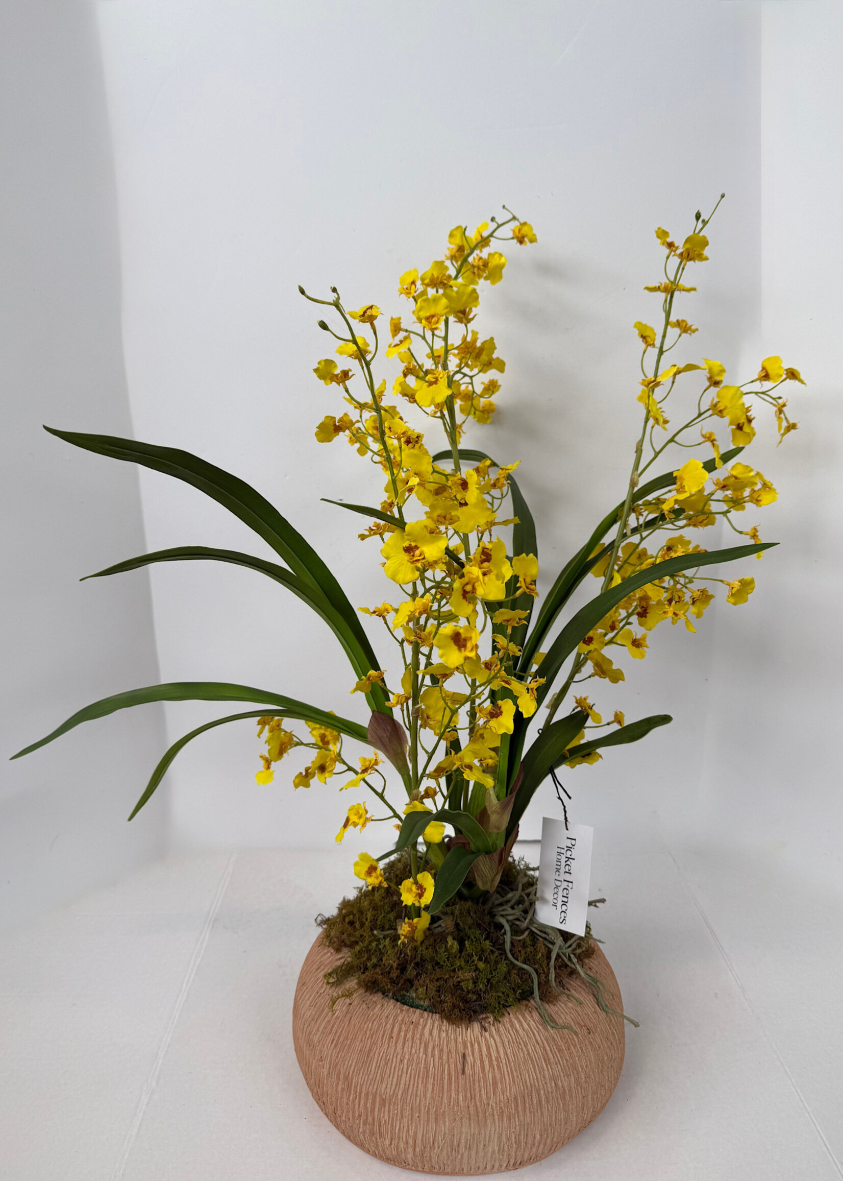 handcrafted floral Golden Oncidium Orchid Garden
