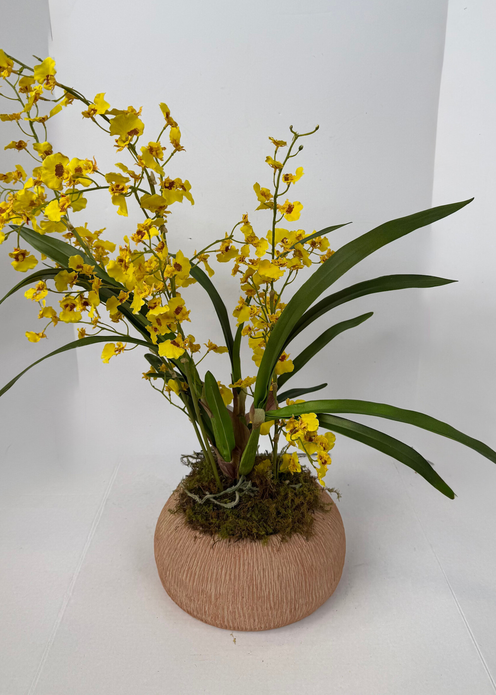 handcrafted floral Golden Oncidium Orchid Garden