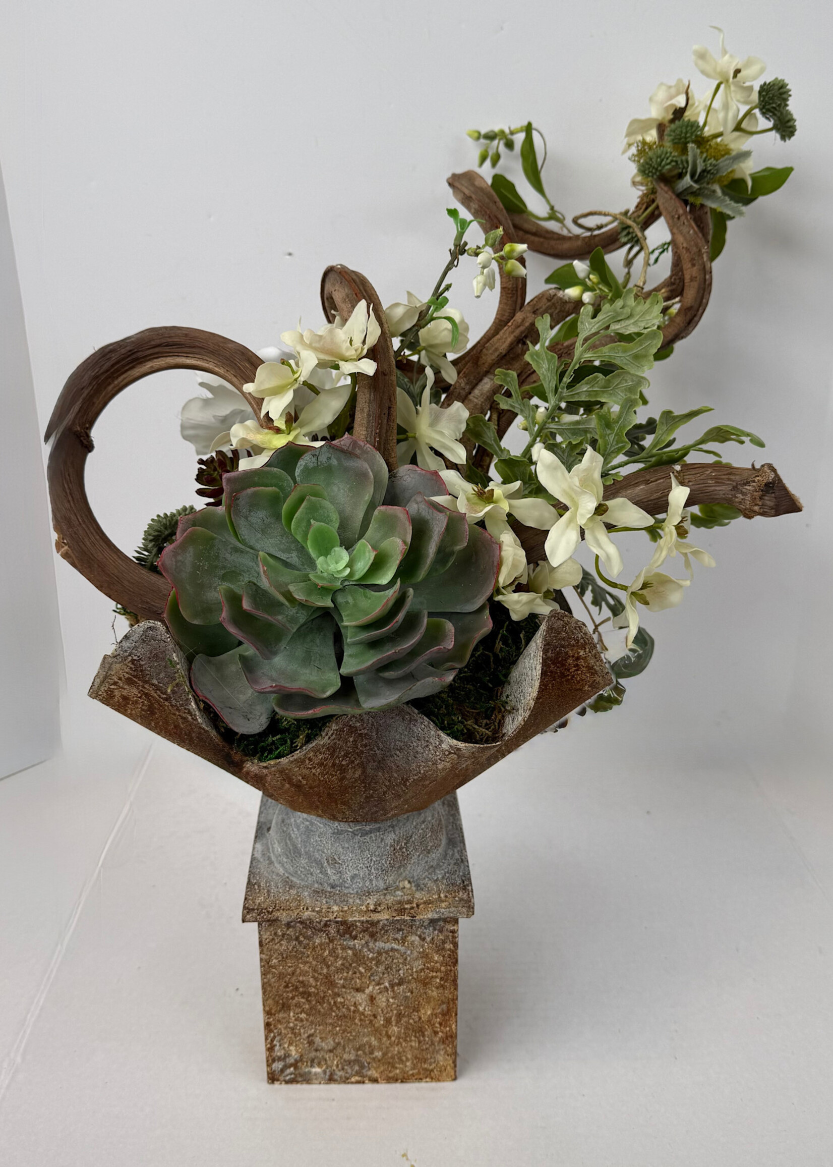 handcrafted floral Woodland  Botanical Arrangement