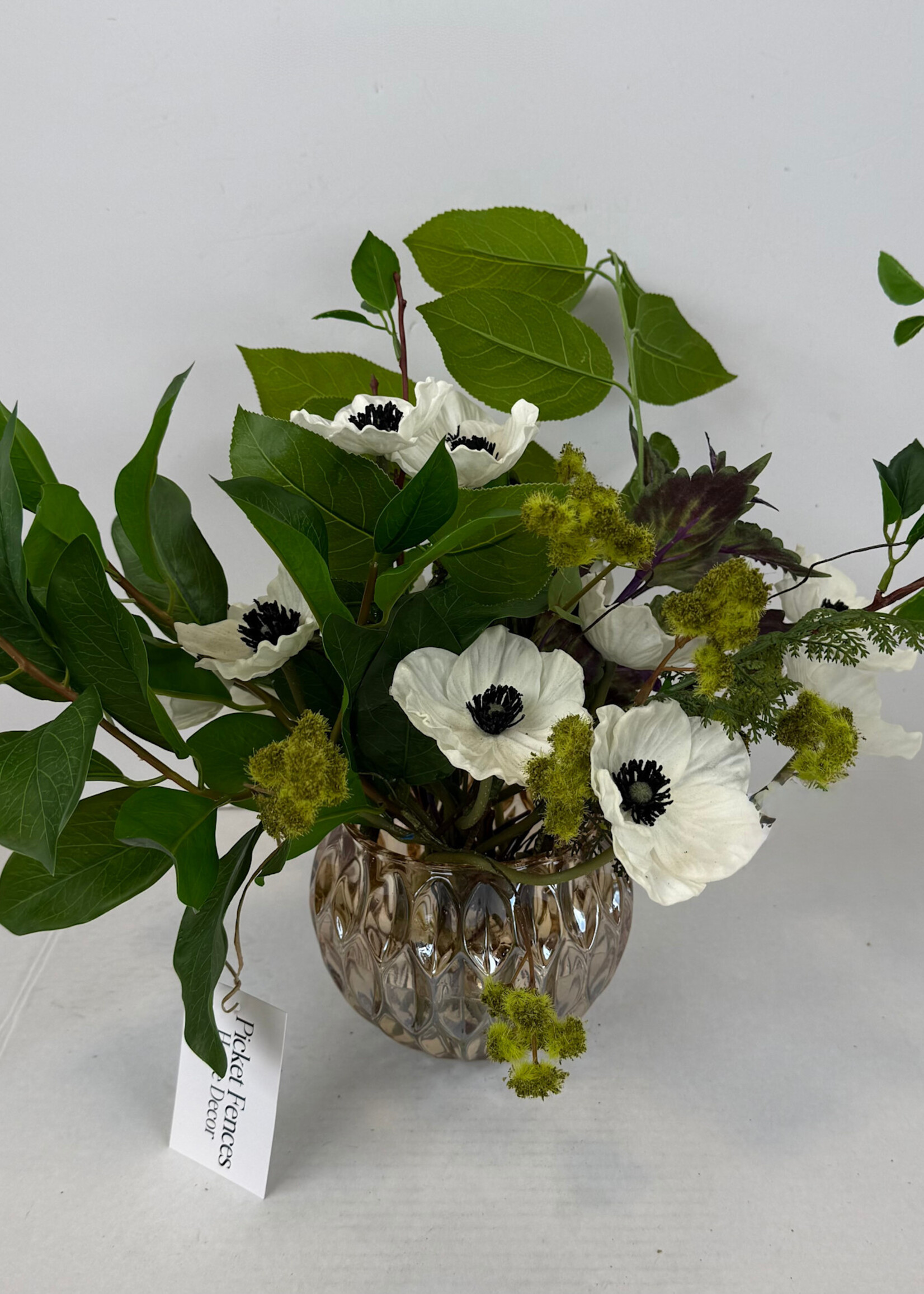 handcrafted floral Wild Meadow Anemone Arrangement