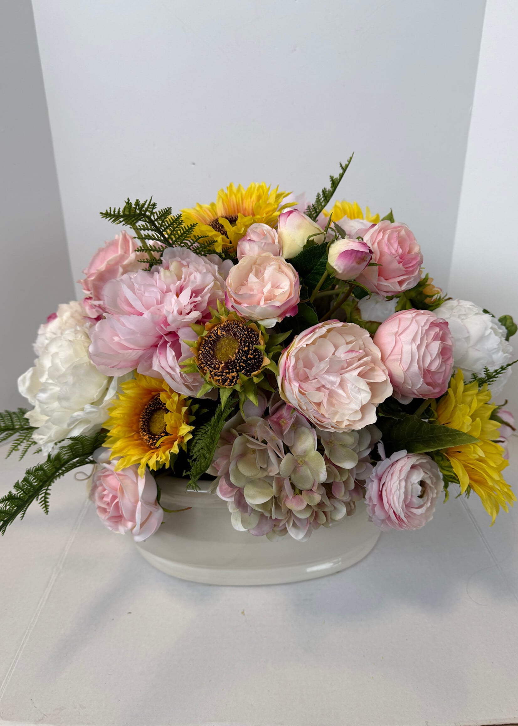 handcrafted floral Sunlit Garden Elegance Floral Arrangement