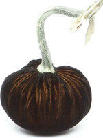 Hot Skwash Black Gold 3” Velvet Pumpkin