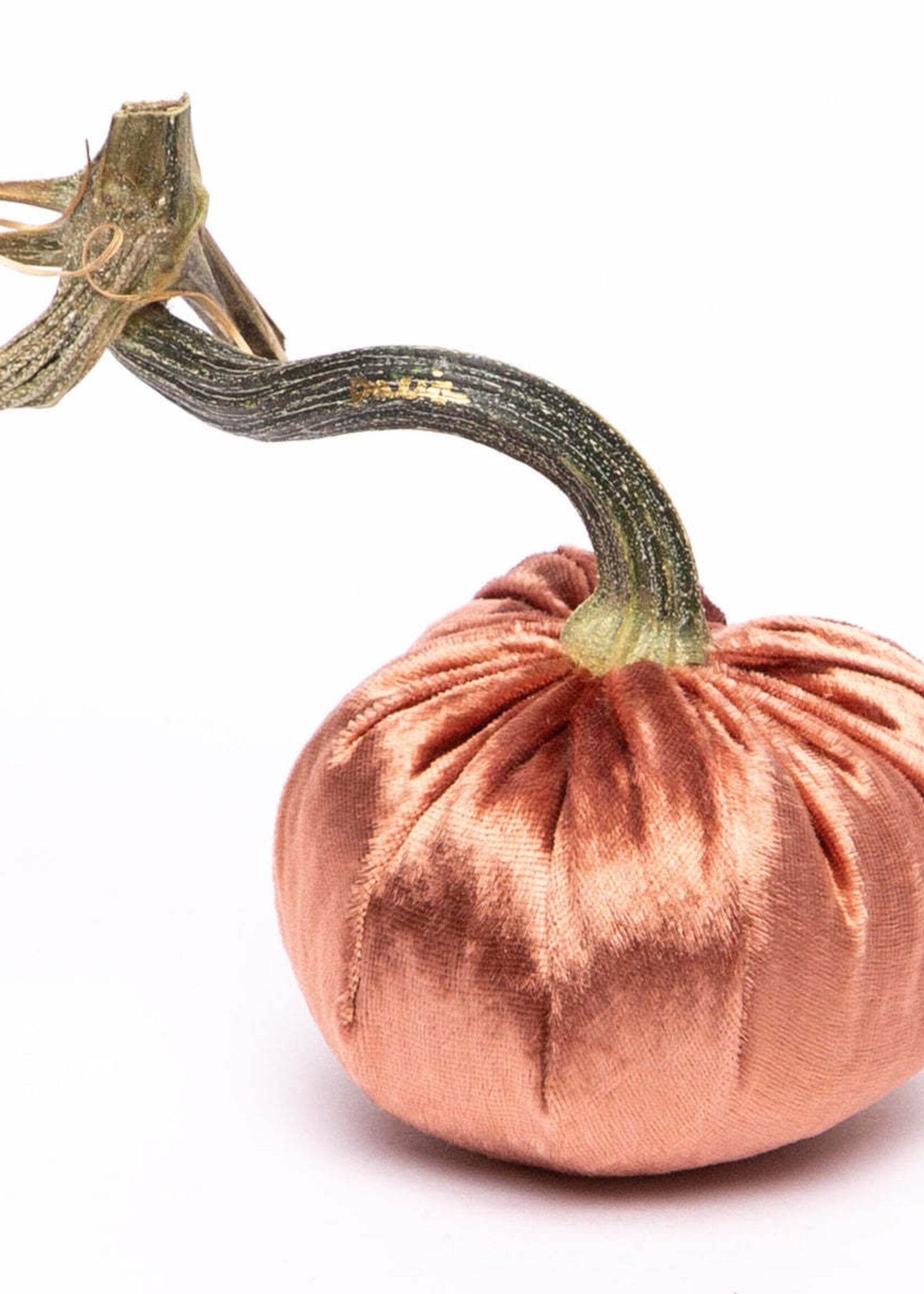 Hot Skwash Copper 3” Velvet Pumpkin