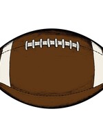 Hester & Cook Hester & Cook - Die Cut Football Placemat - KP1157