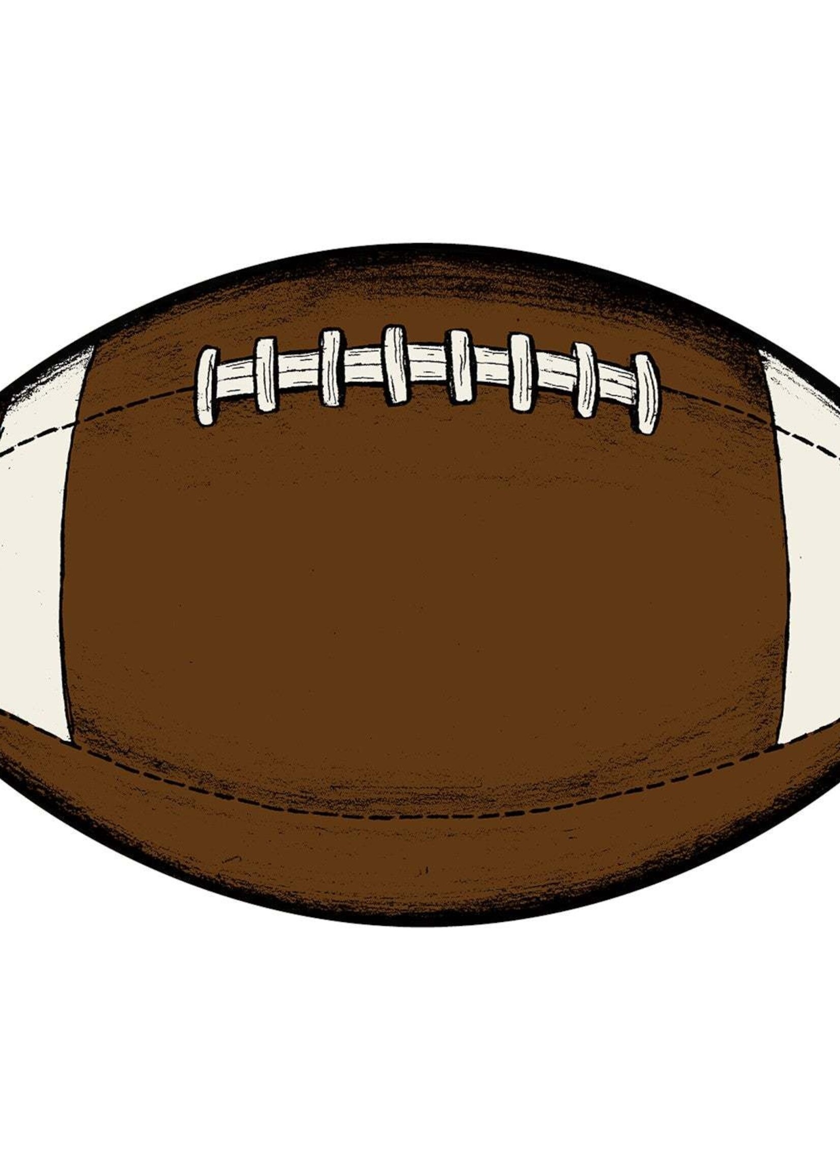 Hester & Cook Hester & Cook - Die Cut Football Placemat - KP1157