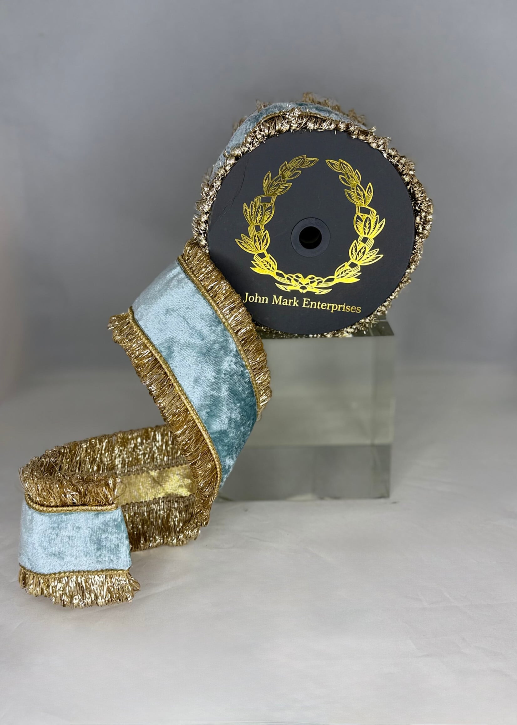 JME JME-WN25-059-AQ UA-4 Aqua Velvet DBL Sided Trim/Back Metallic Dupion-4x10yd