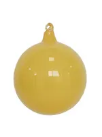 Farrisilk Farrisilk - MILKY GLASS ORNAMENT,YELLOW,6"-150MM - CY070-46
