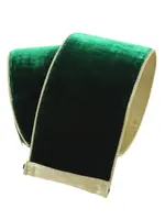 Farrisilk Farrisilk - FLASHY VELVET,EMERALD,2.5"X10YD - RG806-55