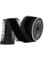 Farrisilk Farrisilk - SHEER RUFFLE,BLACK,3"X10YD - RK318-92
