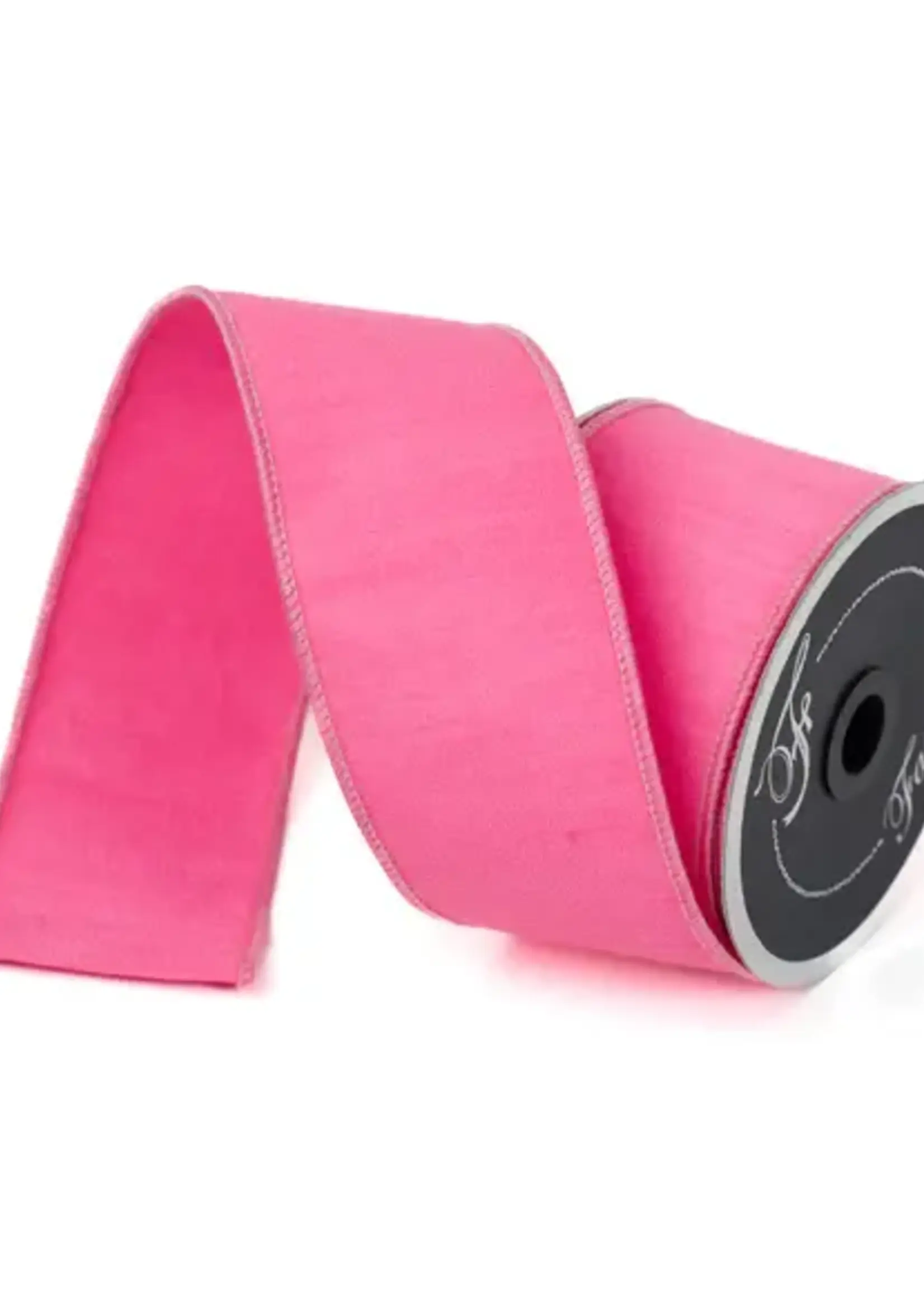Farrisilk DUPION RIBBON, PINK, 2.5"X10YD