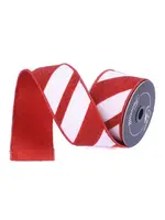 Farrisilk Farrisilk - CANDY GLOSS,RED AND WHITE,2.5"X10YD - RK876-57