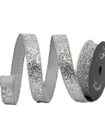 Farrisilk Farrisilk - GLITTER MAGIC,SILVER,1"X10YD - RS376-53