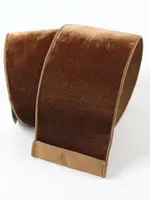 Farrisilk Farrisilk - VELVET, PECAN, 4"X10YD - RG804-35