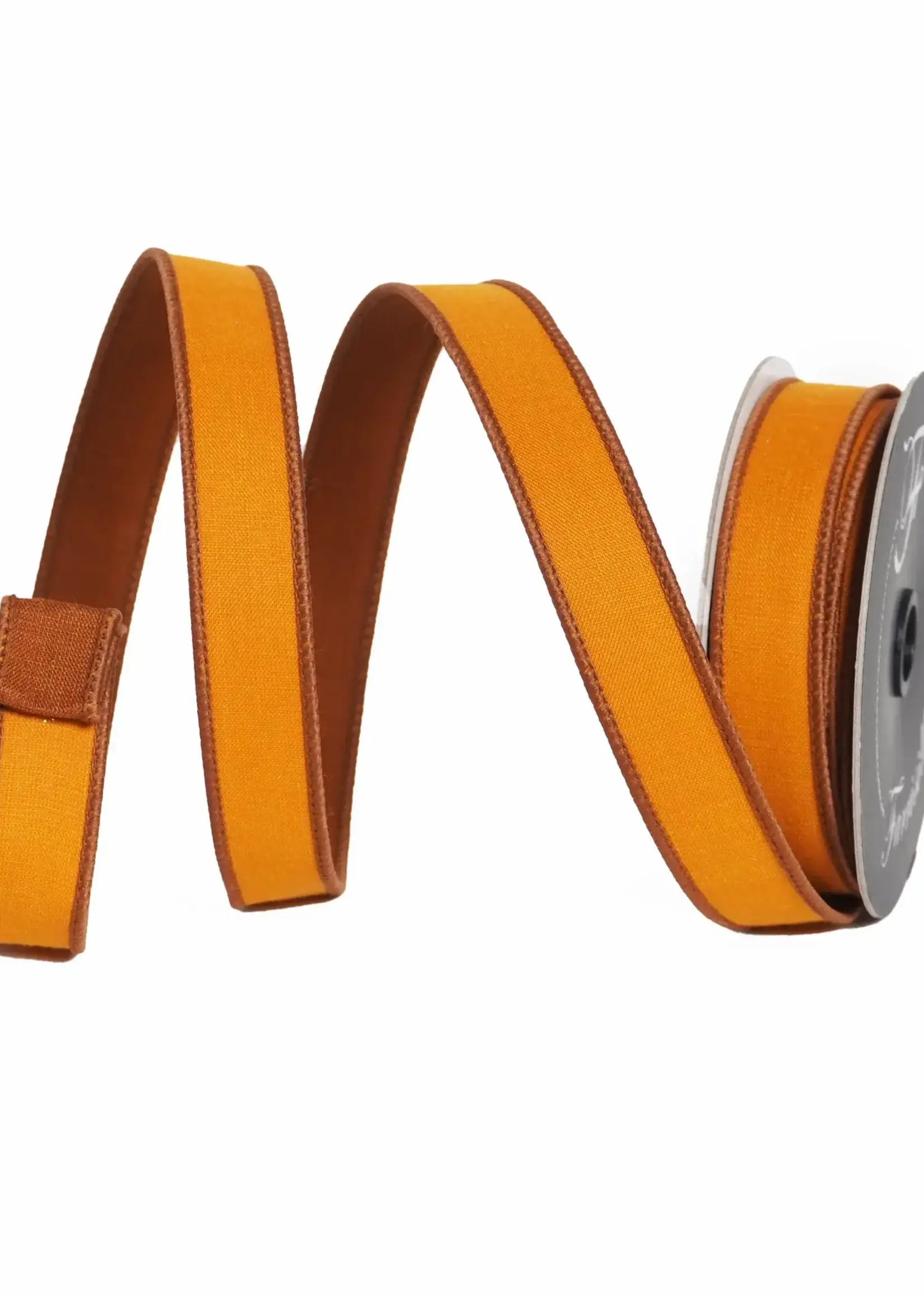 Farrisilk LINEN TONES RIBBON, COPPER, 1"X10YD