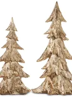 RAZ Imports 3901637 GOLD CARVED TREE SET