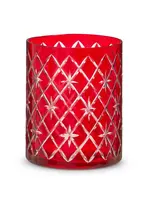 RAZ Imports RAZ - 6.25" Red Etched Container - 4419611