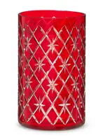 RAZ Imports RAZ - 8.5" Red Etched Container - 4419612