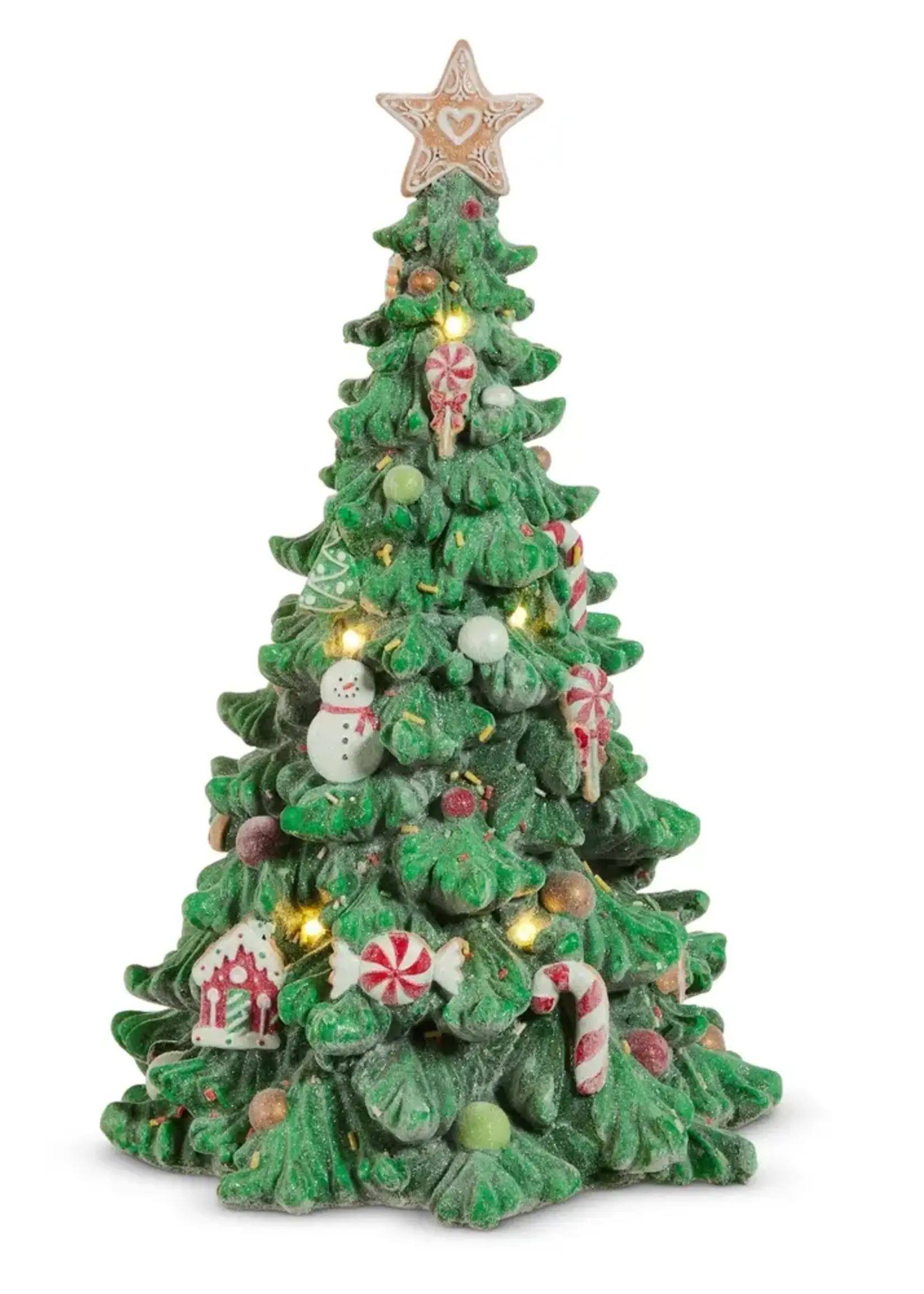RAZ Imports 16" Lighted Gingerbread Cookie Tree