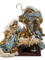 RAZ Imports RAZ - 15" Blue and Gold Holy Family - 4510652