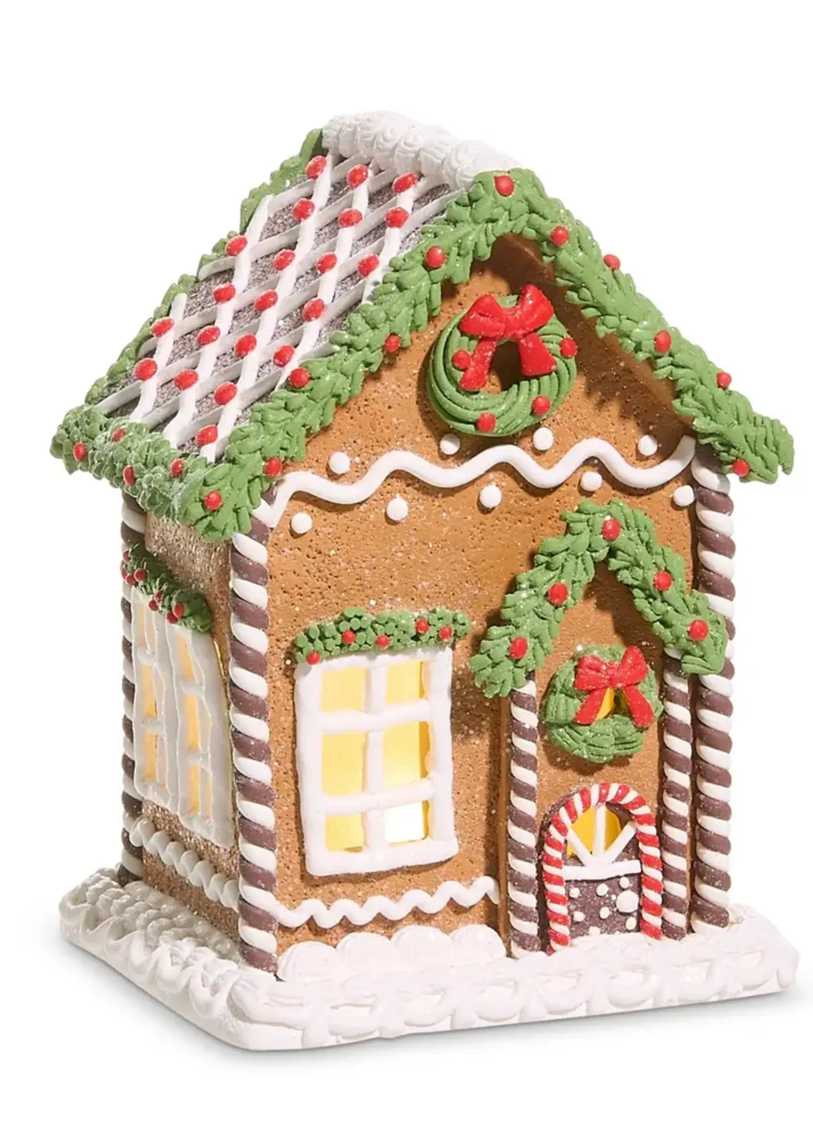 RAZ Imports 8" Lighted Gingerbread House