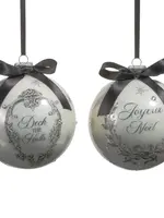 RAZ Imports RAZ - 5" French Holiday Ball Ornament - 4524623
