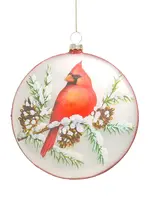 RAZ Imports RAZ - 4.75" Cardinal Disc Ornament - 4524943