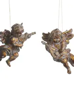 RAZ Imports RAZ - 6" Antique Gold Angel Ornament - 4602444