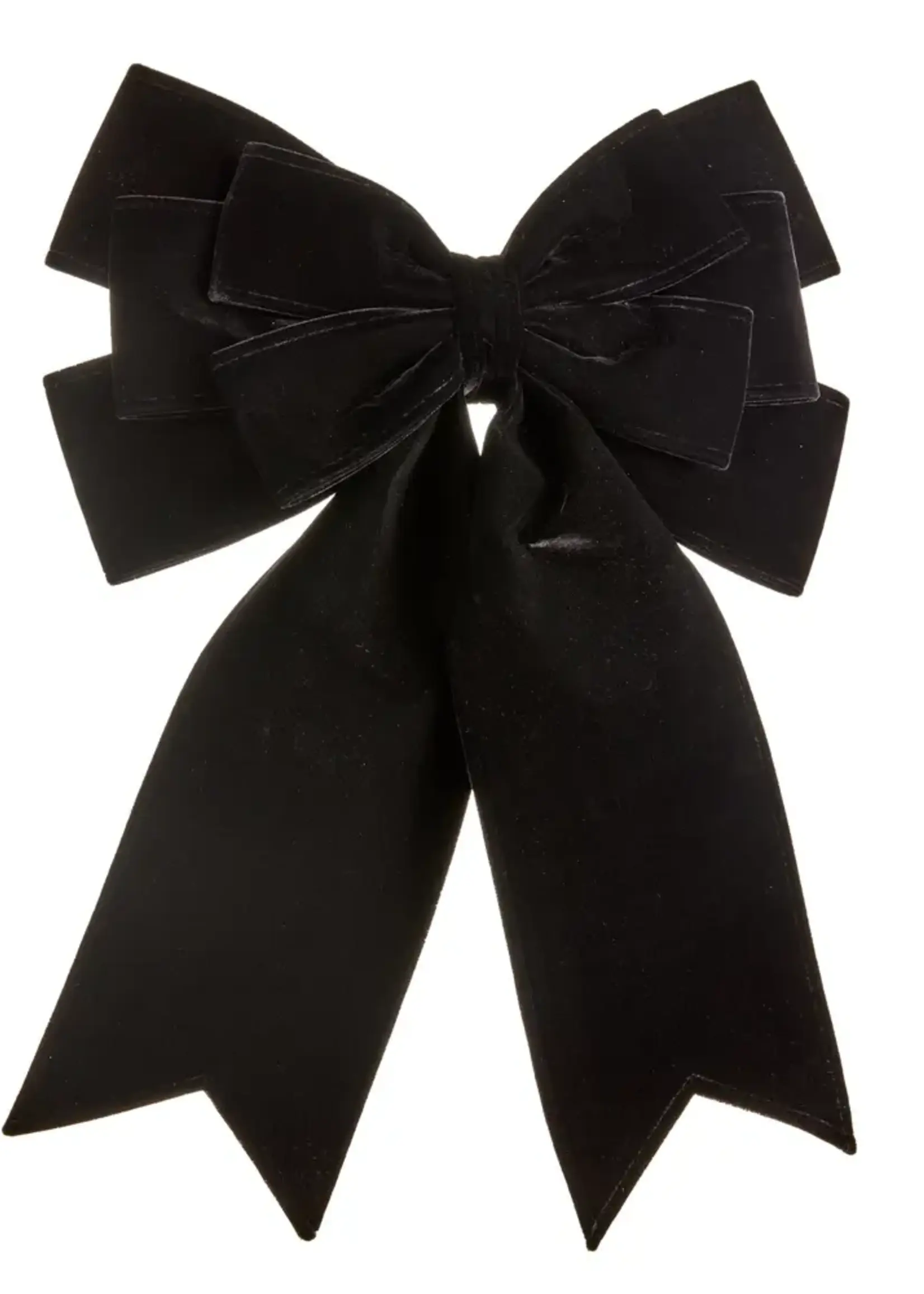 RAZ Imports 22" Black Velvet Bow Ornament