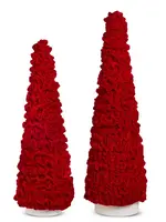 RAZ Imports RAZ - 20" Red Velvet Trees - 4604505