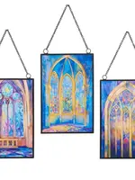 RAZ Imports RAZ - Stained Glass Window Ornament - 4612517