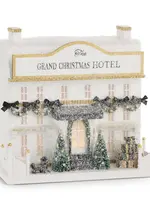RAZ Imports RAZ - 12.75" Lighted Paper Christmas Hotel - 4615527