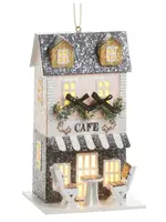 RAZ Imports RAZ - Lighted Paper Cafe Ornament - 4615576