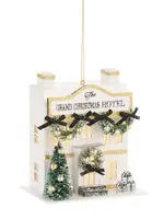 RAZ Imports RAZ - Lighted Paper Christmas Hotel Ornament - 4615578