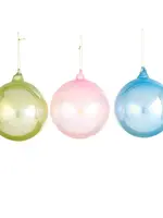 RAZ Imports RAZ - Pearlized Ball Ornament - 4622929