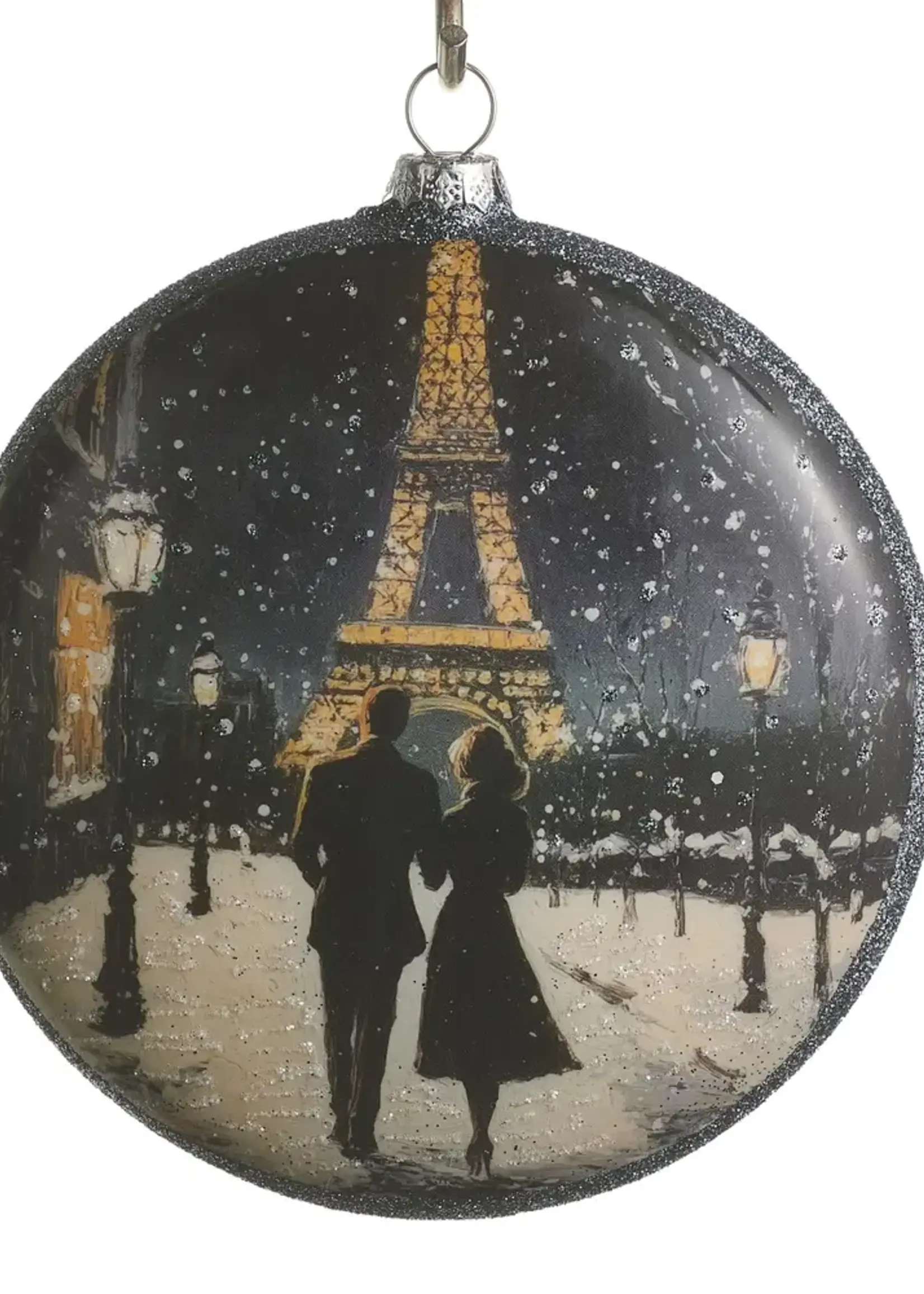 RAZ Imports Winter Magic Disc Ornament