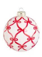 RAZ Imports RAZ - 4" Red Bow Ornament - 4625063