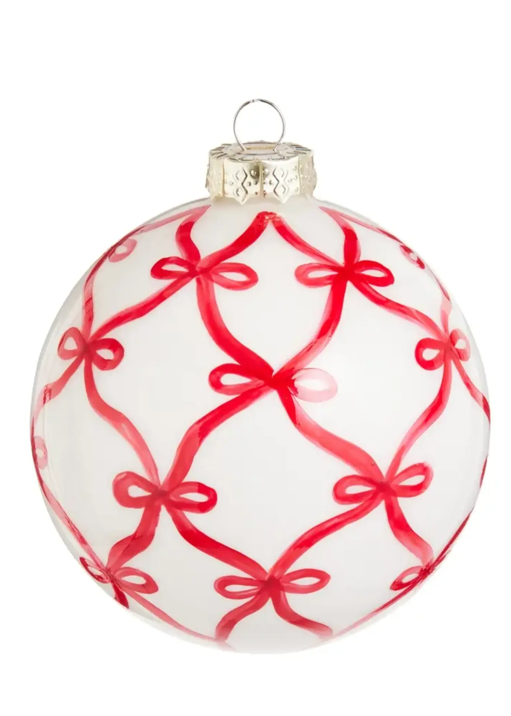 RAZ Imports 4" Red Bow Ornament