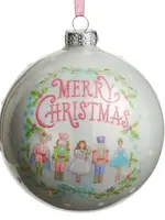 RAZ Imports RAZ - 5" Pastel Nutcracker Ballet Ball Ornament - 4625290